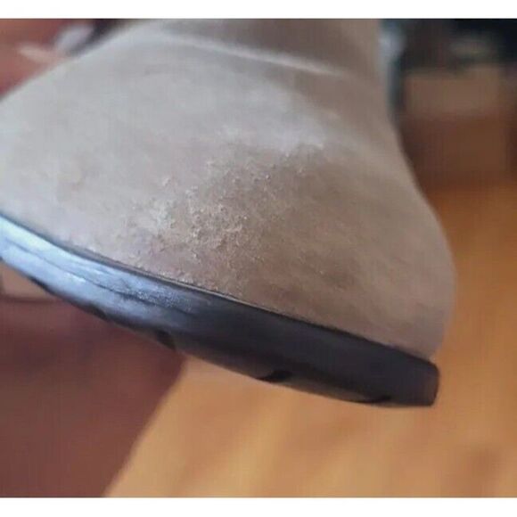 Karl Lagerfeld Natalie Ankle Boots Tan Leather Suede Women's Size 8.5 - Picture 11 of 12